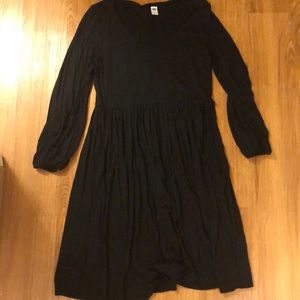 Black long sleeve dress